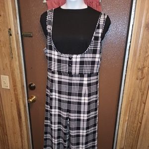 Plaid jumpsuit ( without top)